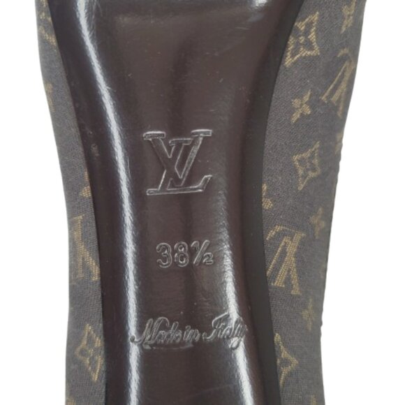 Louis Vuitton Monogram Canvas Peep Toe Pumps Heels - Picture 8 of 10